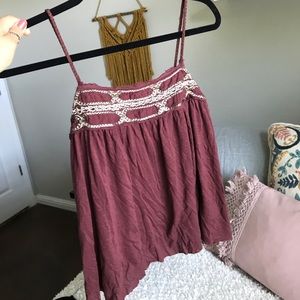 American Eagle Crochet Tank Top